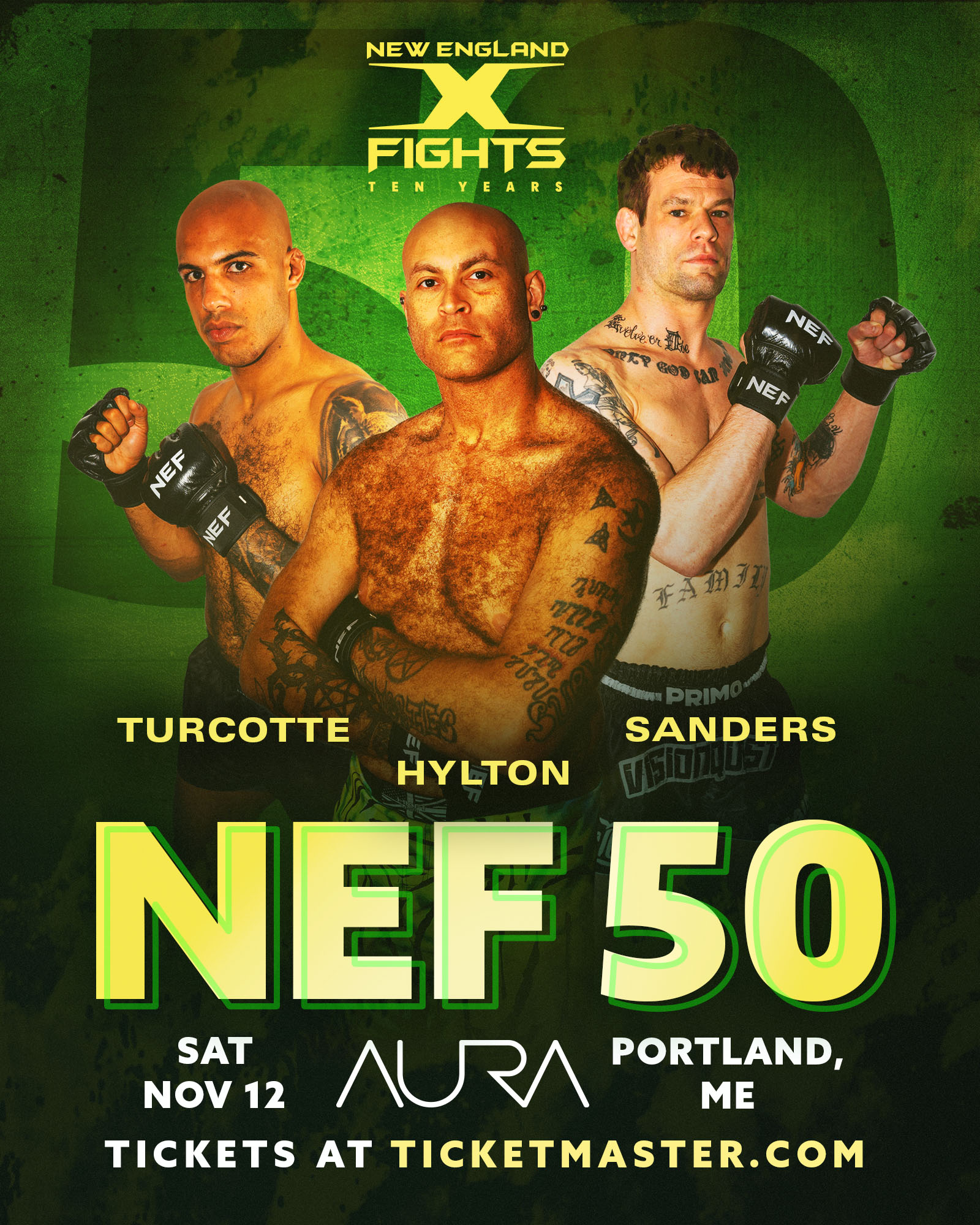 Watch New England Fights 50 on Combat Sports Now